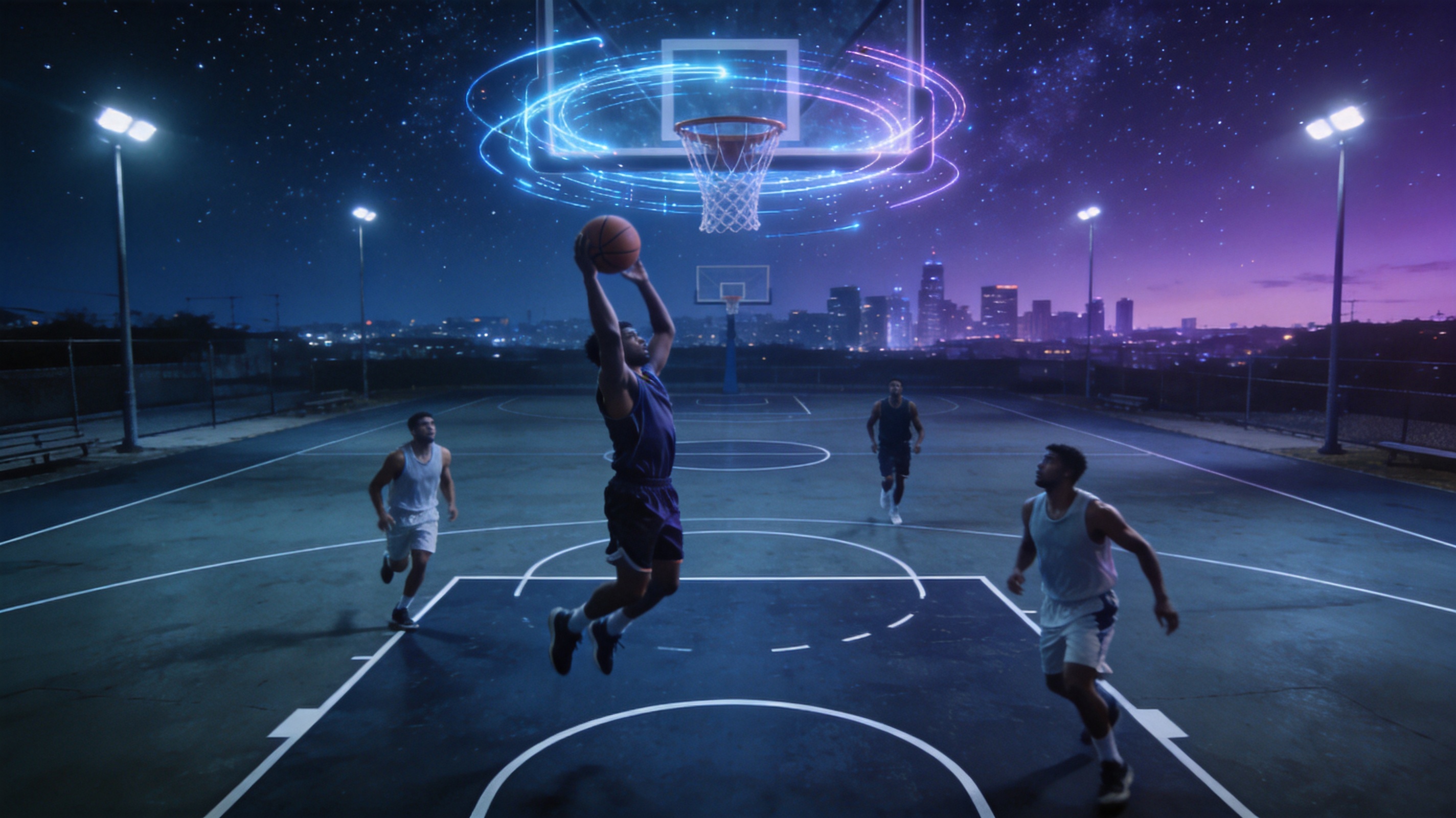 星空手机站篮球赛事追踪与球场竞技画面
